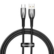 Baseus Glimmer Series Fast Charging Cable USB-A - USB-C 100W 480Mbps 1m Black, Baseus