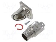 Enclosure for connectors: M17; M17; angled HARTING