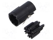 Connector: M17; female; contact insert; M17; PIN: 6; crimped HARTING