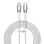 Baseus CADH000802 USB-C - USB-C PD cable 100W 5A 480Mb/s 2m - white, Baseus