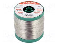 Tin; lead free; Sn99,3Cu0,7+NiGe; 0.5mm; 500g; reel; 2.5% STANNOL