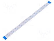 FFC tape; Cores: 20; Tape ph: 0.5mm; L: 177mm; 500mA; 60V; FFC5-TIN GCT