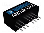 Converter: DC/DC; 3W; Uin: 9÷18VDC; Uout: 15VDC; Uout2: -15VDC; SIP8 AIMTEC