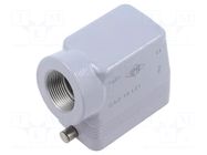 Enclosure for connectors: HDC; size 57.27; for cable; for latch ILME