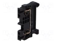 Splice terminal: rail; ST; spring clamp; black; 31A; polyamide PHOENIX CONTACT