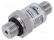 Converter: pressure; 0÷10bar; 8÷30VDC; 4÷20mA; relative pressure GEMS SENSORS