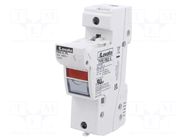 Fuse base; 14x51mm; for DIN rail mounting; 50A; 690VAC; Poles: 1 LOVATO ELECTRIC