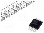 IC: instrumentation amplifier; VSSOP10; Features: 20bit ADC TEXAS INSTRUMENTS