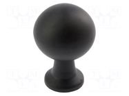 Knob; Ø: 23mm; H: 33mm; zamak; NORD; Plating: varnish; furniture GTV Poland