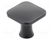Knob; H: 27mm; zamak; W: 30mm; L: 30mm; PIAZZA; Plating: varnish GTV Poland