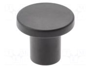 Knob; Ø: 24mm; H: 21mm; zamak; Plating: varnish; furniture; round GTV Poland