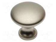 Knob; Ø: 30mm; H: 29mm; zamak; TERNI; Plating: galvanized; furniture GTV Poland