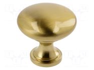 Knob; Ø: 30mm; H: 29mm; zamak; TERNI; Plating: galvanized; furniture GTV Poland