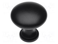 Knob; Ø: 30mm; H: 29mm; zamak; TERNI; Plating: varnish; furniture GTV Poland