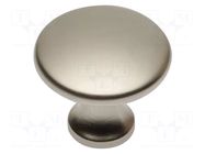 Knob; Ø: 29mm; H: 25mm; zamak; UDINE; Plating: galvanized; furniture GTV Poland
