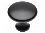 Knob; Ø: 29mm; H: 25mm; zamak; UDINE; Plating: varnish; furniture GTV Poland