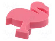 Knob; H: 52mm; rubber,zamak; W: 42mm; for childrens; FLAMING GTV Poland