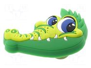 Knob; rubber,zamak; W: 36mm; L: 55mm; for childrens; KID; furniture GTV Poland