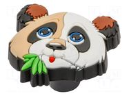 Knob; rubber,zamak; W: 38mm; L: 40mm; for childrens; KID; furniture GTV Poland