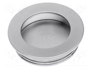 Holder; ZnAL; aluminium; H: 10mm; B224; Ø: 40.5mm; recessed GTV Poland