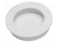 Holder; ZnAL; white; H: 10mm; B224; Ø: 40.5mm; recessed GTV Poland