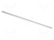 Holder; aluminium; natural; H: 17mm; L: 1200mm; W: 40mm; HEXA GTV Poland