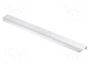 Holder; aluminium; natural; H: 17mm; L: 360mm; W: 40mm; HEXA GTV Poland