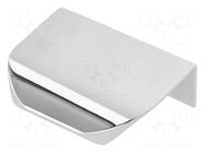 Holder; aluminium; chromium plated; H: 17mm; L: 50mm; W: 40mm; HEXA GTV Poland
