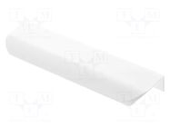 Holder; aluminium; white; H: 17mm; L: 150mm; W: 40mm; HEXA GTV Poland