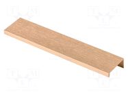 Holder; aluminium; brass; H: 17.4mm; L: 190mm; W: 40mm; HEXI GTV Poland