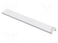 Holder; aluminium; chromium plated; H: 17.4mm; L: 290mm; W: 40mm GTV Poland