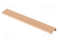 Holder; aluminium; brass; H: 17.4mm; L: 290mm; W: 40mm; HEXI GTV Poland