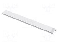 Holder; aluminium; chromium plated; H: 17.4mm; L: 360mm; W: 40mm GTV Poland