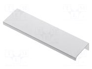 Holder; aluminium; white; H: 17.4mm; L: 190mm; W: 40mm; HEXI GTV Poland