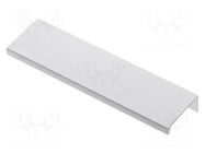 Holder; aluminium; white; H: 17.4mm; L: 290mm; W: 40mm; HEXI GTV Poland