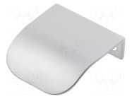 Holder; ZnAL; aluminium; H: 13.5mm; L: 44mm; W: 46mm; FIORD GTV Poland