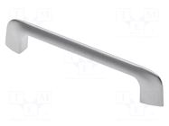 Holder; ZnAL; aluminium; H: 28mm; L: 146mm; W: 12mm; MILANO; handle GTV Poland