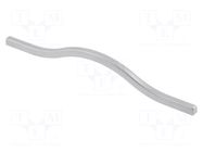 Holder; ZnAL; aluminium; H: 26mm; L: 338mm; W: 7.8mm; VITO; handle GTV Poland