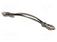 Holder; ZnAL; antique brushed brass; H: 26.5mm; L: 183mm; W: 17.5mm GTV Poland