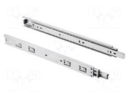 Ball guide; zinc plated steel; L: 550mm; 50kg; H: 45mm GTV Poland