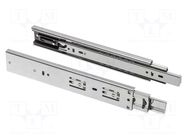 Ball guide; zinc plated steel; L: 350mm; 35kg; H: 45mm GTV Poland