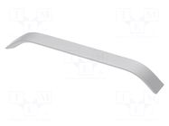 Holder; aluminium; natural; H: 26.5mm; L: 244mm; W: 25mm; handle GTV Poland
