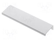 Holder; aluminium; white; H: 17.4mm; L: 150mm; W: 40mm; HEXI GTV Poland