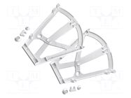 Furniture hinge; white; shelf for shoes GTV Poland