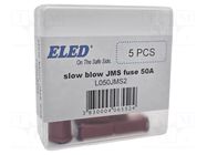 Fuse: fuse; 50A; automotive; 10.7mm; 10.7x7.7x17.5mm ELED