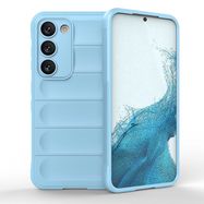 Magic Shield Case for Samsung Galaxy S23+ flexible armored cover light blue, Hurtel