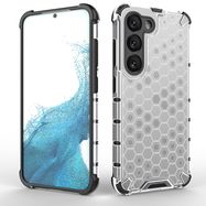 Honeycomb case for Samsung Galaxy S23 armored hybrid cover black, Hurtel