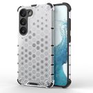 Honeycomb case for Samsung Galaxy S23 armored hybrid cover transparent, Hurtel