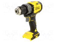 Drill/driver; battery; 0÷500rpm,0÷2krpm; 80Nm; 18VDC; FATMAX V20 STANLEY