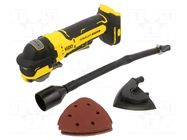 Oscillating multi-tool; battery; for cutting,grinding; 18VDC STANLEY